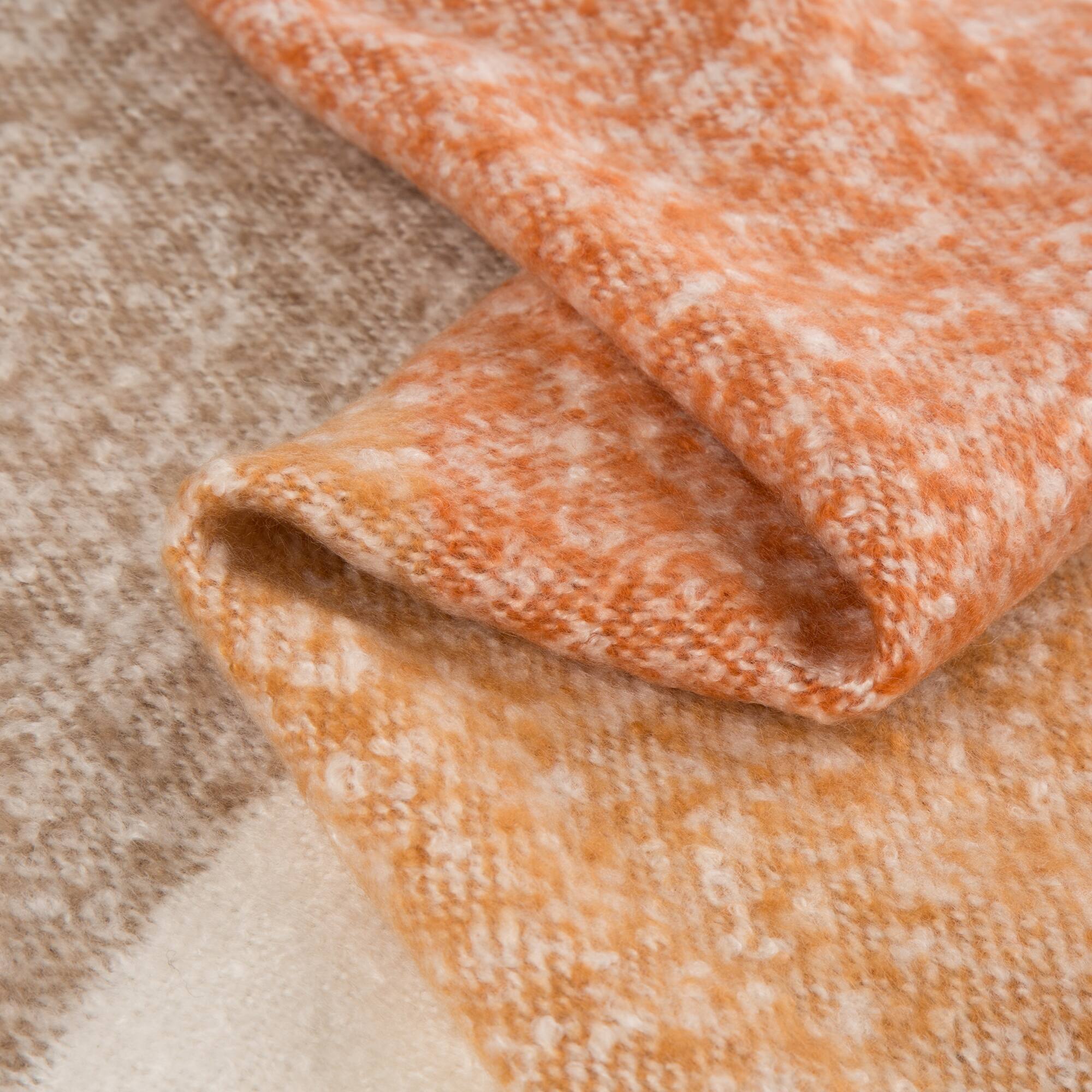 Glitzhome® Woven Acrylic Striped Jacquard Throw